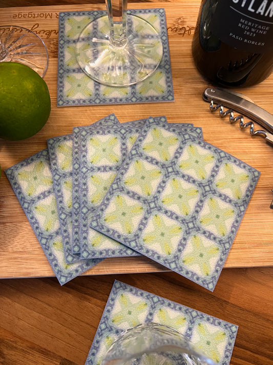 LWH Abstract Coasters - "Strike"