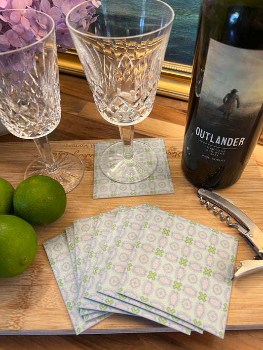LWH Abstract Coasters - "Exes and Ohs"