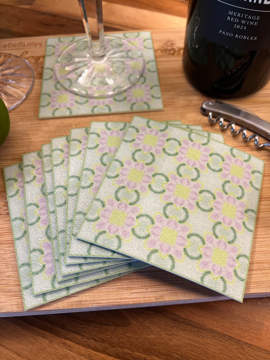 LWH Abstract Coasters - "Chain Gang"