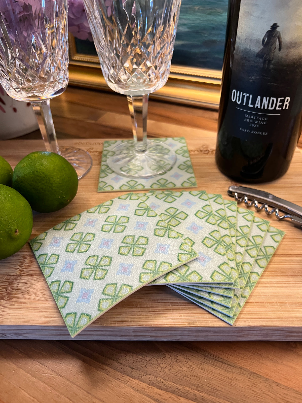 LWH Abstract Coasters - "Ireland Bell"