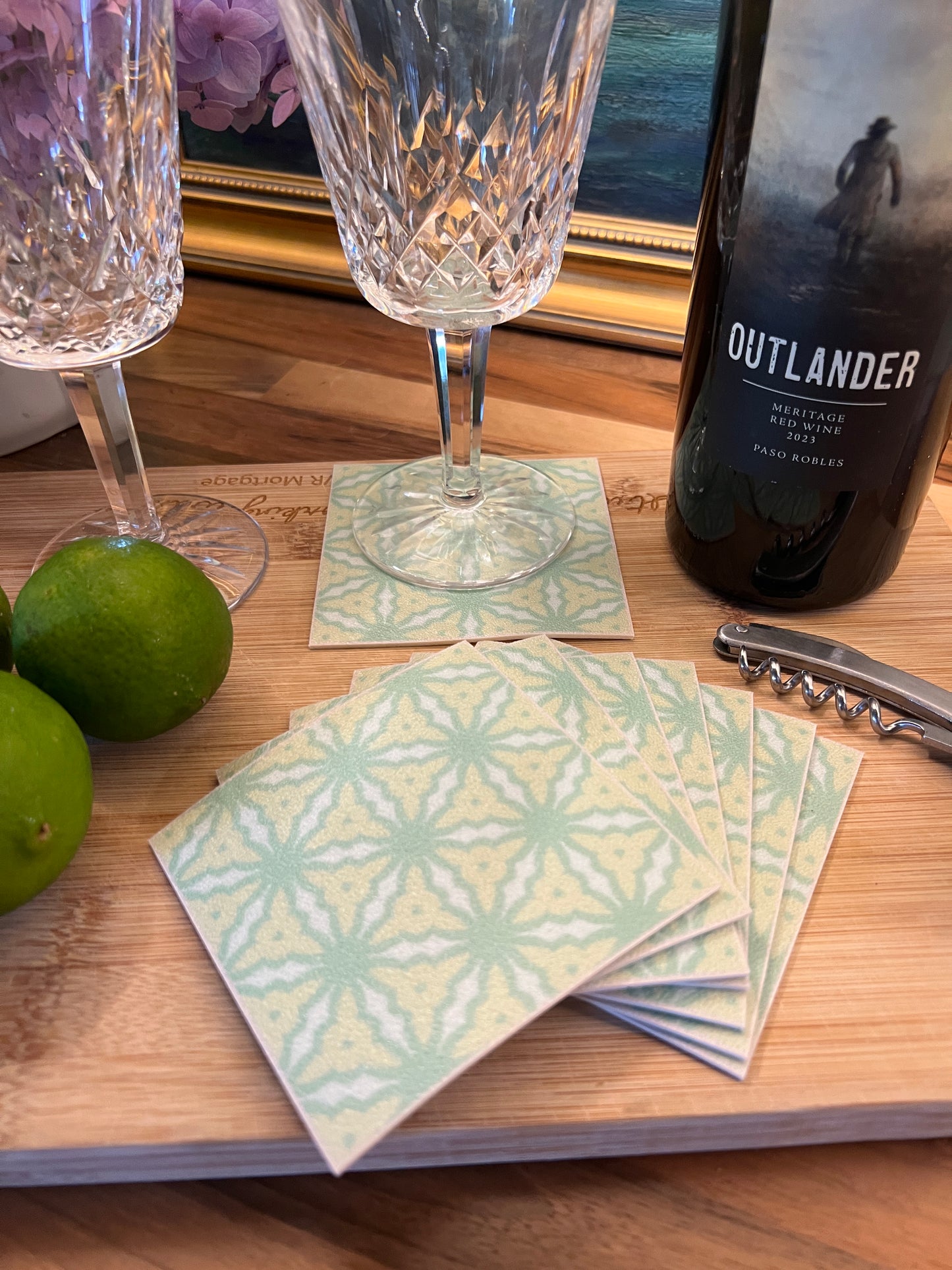 LWH Abstract Coasters - "Lacey"