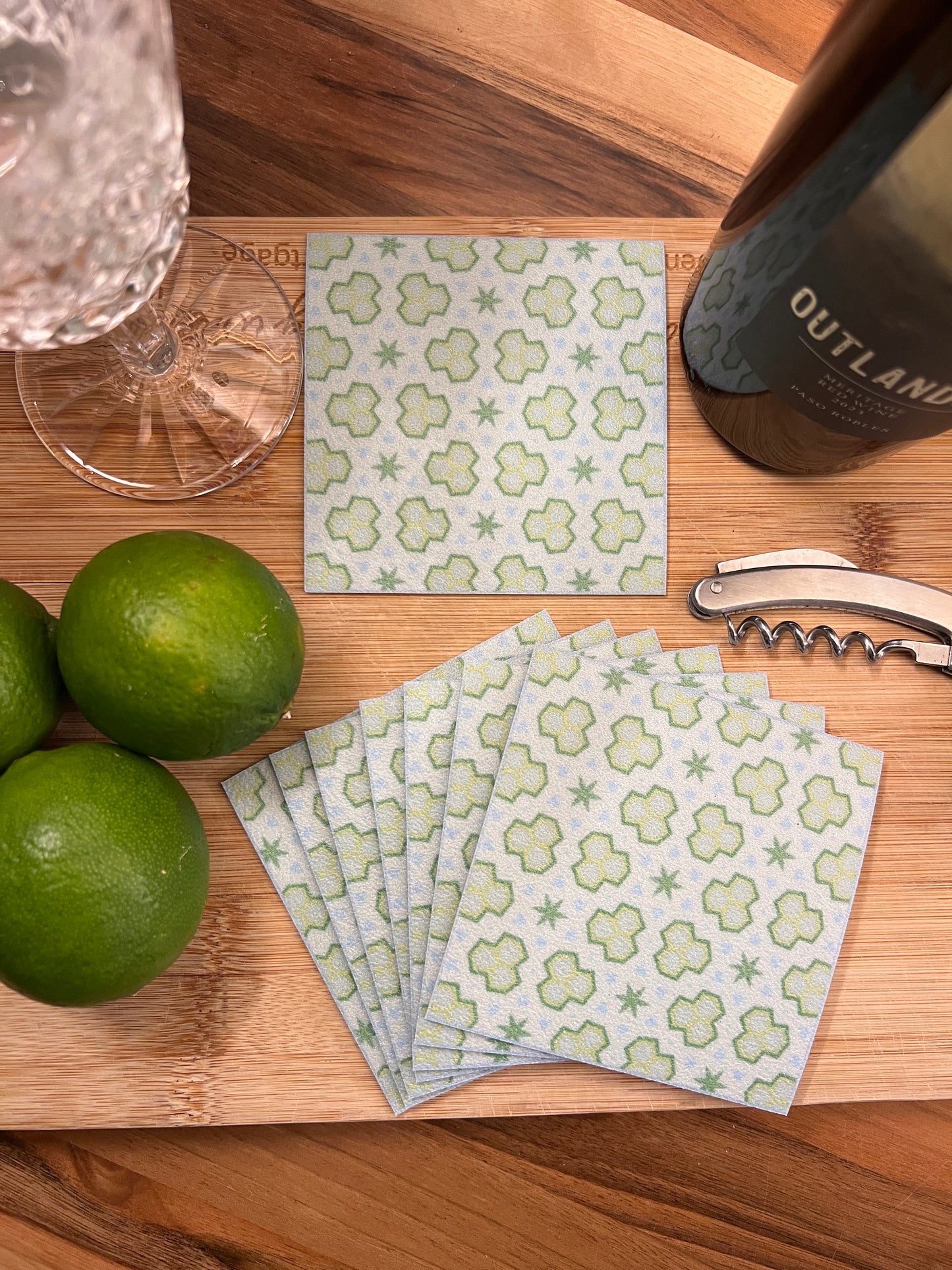 LWH Abstract Coasters - "Snow"