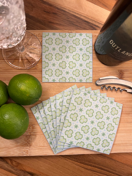 LWH Abstract Coasters - "Snow"