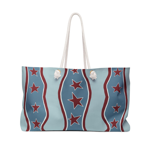 LWH Weekender Bag in "Patriot" lt. blue