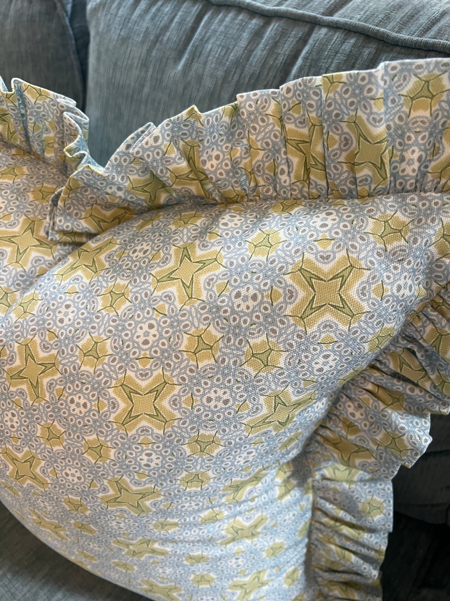"Stardust" Ruffle Edge Pillow Cover