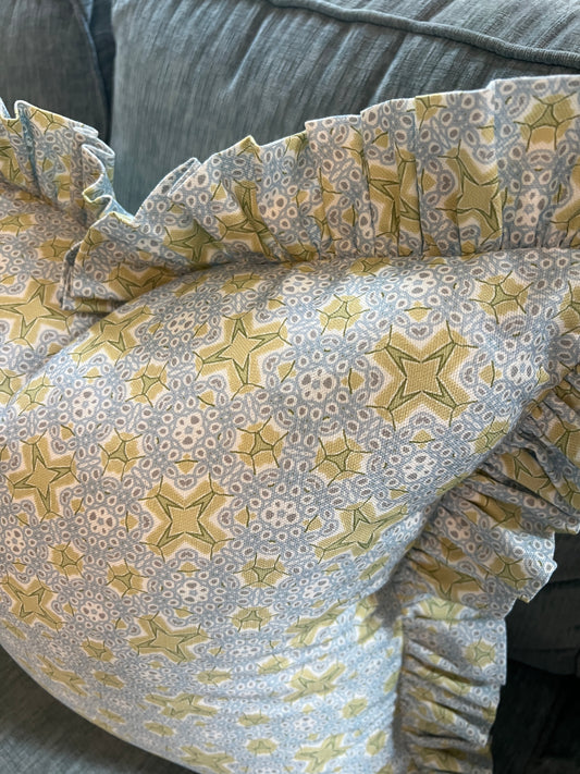 "Stardust" Ruffle Edge Pillow Cover