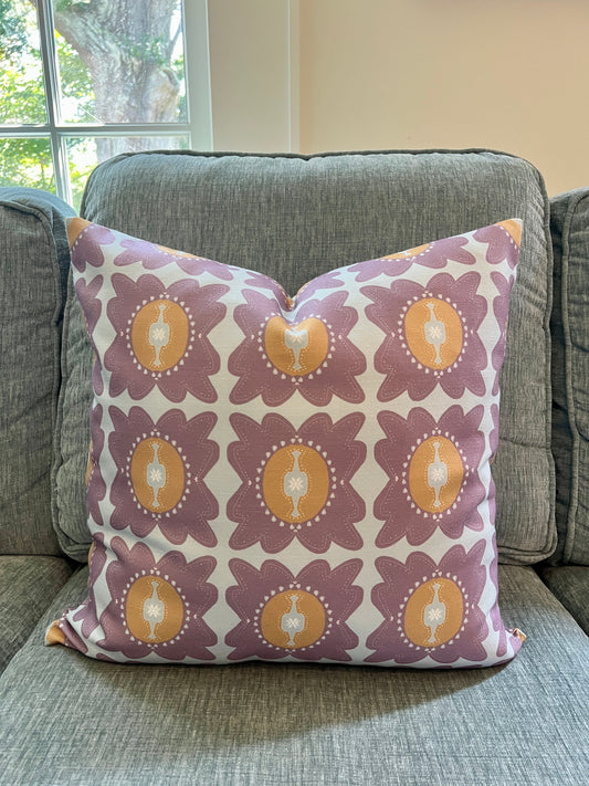 "I'd Like to Thank the Academy" in blue Knife Edge Pillow Cover